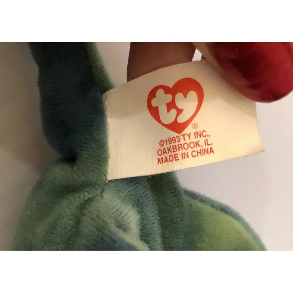 Ty Vintage Teenie Beanie Babies Iggy the Iguana McDonalds Happy Meal Toy Retired